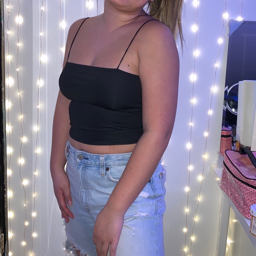 Square neck tank top